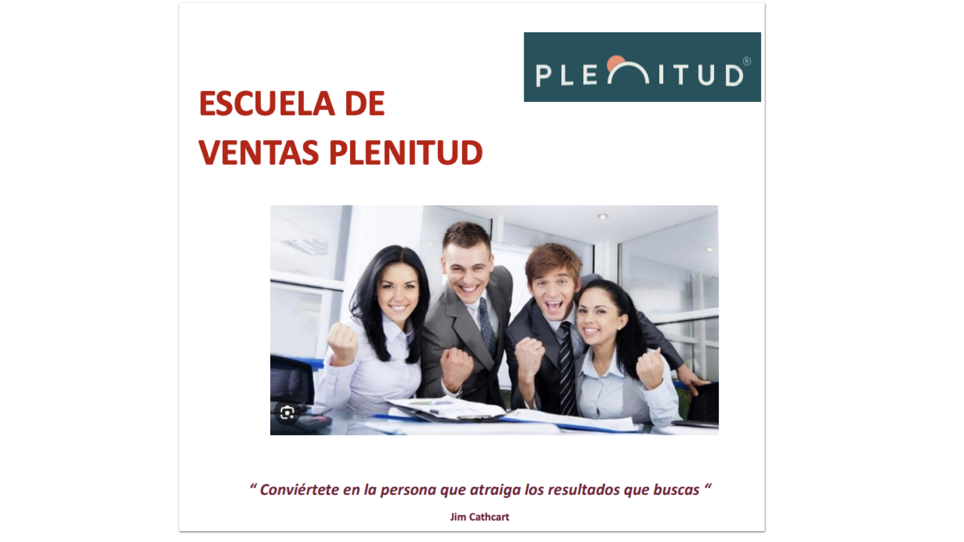 Formación Comercial Plenitud CO1